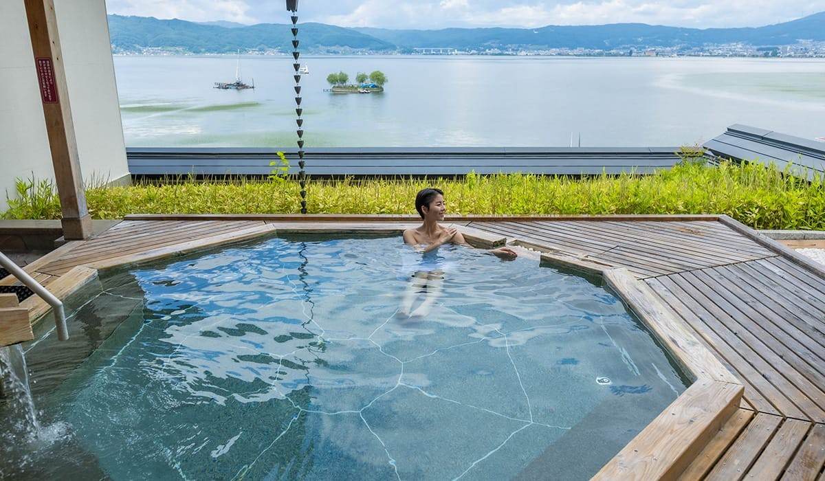 長野県上諏訪温泉 朱白様