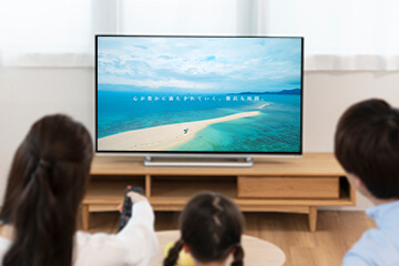 テレビ広告の素材として活用：イメージ