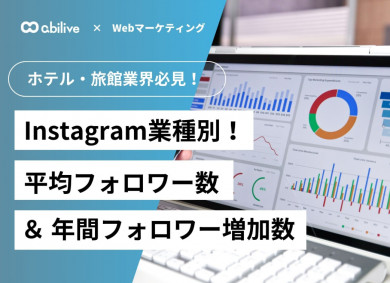 【2025年版】Instagramの平均フォロワー数＆年間フォロワー増加数（ホテル旅館業界）